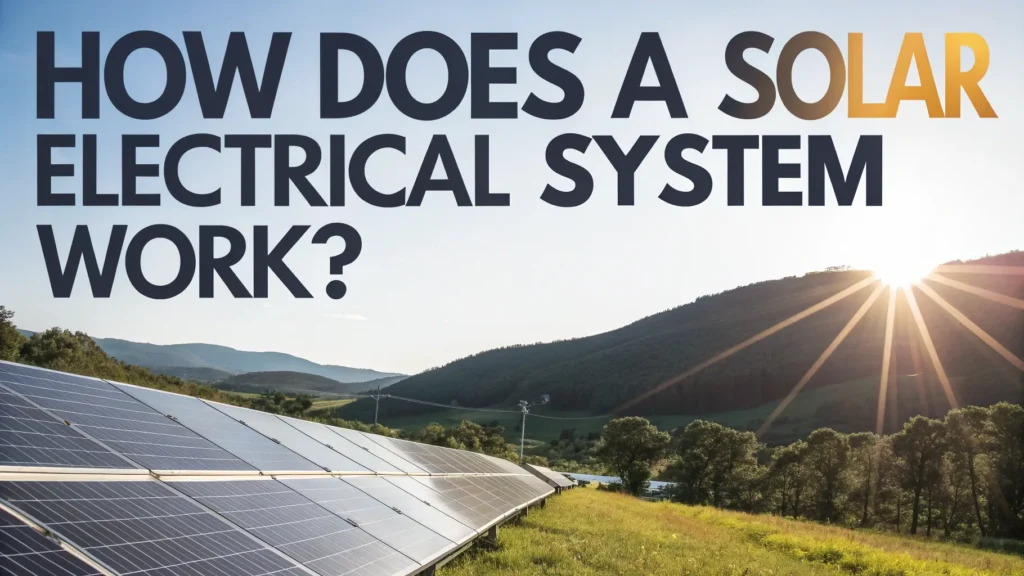 How Does a Solar Electrical System Work?