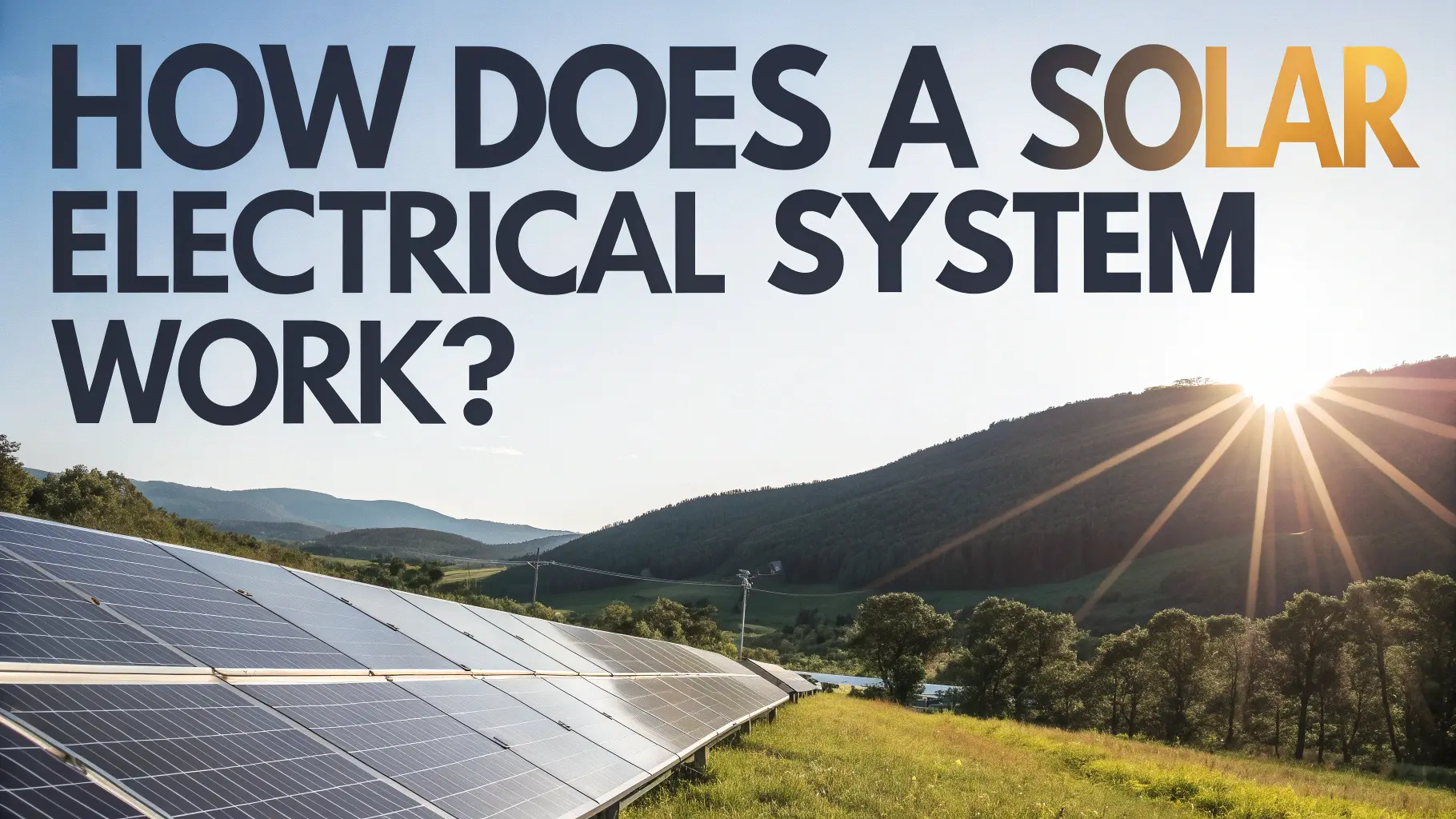 How Does a Solar Electrical System Work?