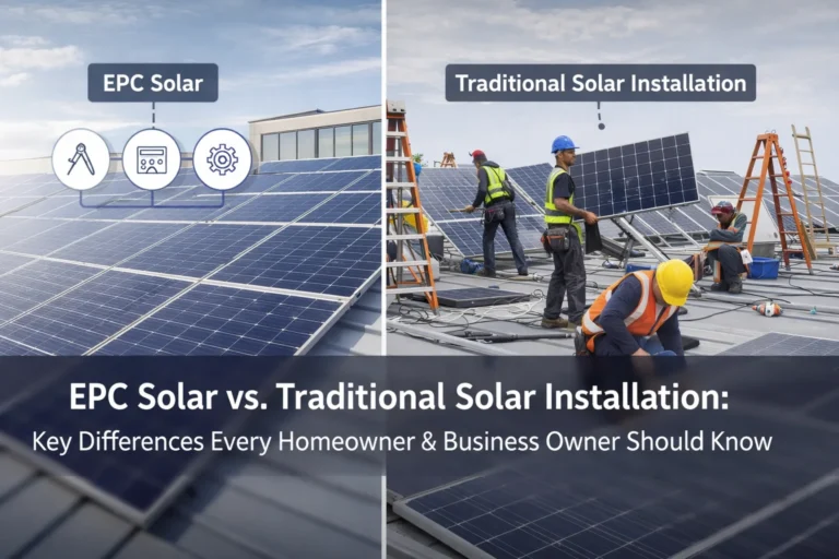 EPC Solar vs. Traditional Solar Installation: Key Differences Every Homeowner & Business Owner Should Know